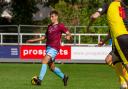 LOAN SIGNING: Zac Smith in action for Taunton Town last season (pic: Ashley Harris)