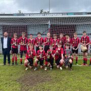 Bishops Lydeard Youth U13s beat Middlezoy Mustangs to win the TDYFL Cup at Wordsworth Drive.