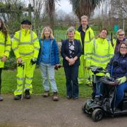 Volunteers help spruce up Taunton community centre garden