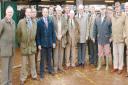 Auctioneers, past and present, gather at Taunton Market to share a host of memories from past event. Picture: County Gazette