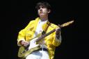 Declan McKenna performs on the main stage of the TRNSMT festival.