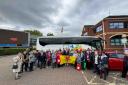 Visitors from Lisieux arrived in Taunton yesterday (Sunday, April 21)