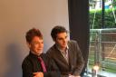 Jamie Edwards and RJ Mitte at the Yes I Can advert preview