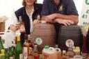 Carrying on the family tradition cider maker Jan and Brian Scott from the Somerset Levels
