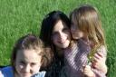 Polish children Ola Maciejewska, Dominika Chwiejczak and Kalina Surma, who go to school in Taunton