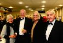 Corinne and Bob Lyon with Treta and Dr Donald Pearson-Kirk at Taunton Racecourse for the centenary dinner.