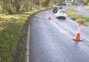 Work to drop the speed limit at Beambridge. Picture: Travel Somerset