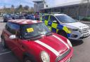 Police seized the car in Frome