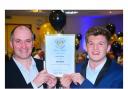 PRIDE OF SOMERSET: Nik Harwood, chief executive of Somerset Rural Youth Project and Seth Dellow