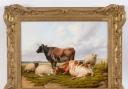 PICTURESQUE: “Canterbury Meadows” by Thomas Sidney Cooper has a pre-sale estimate of £3,000-£3,500