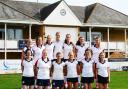 SQUAD: The Taunton Vale ladies 1st XI line-up on Saturday. Pic: Steve Richardson