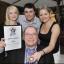 Winner Andrew Carpenter, from Frome, with family. 