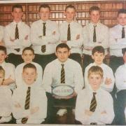 CUP RUN: Heathfield School rugby players in 2001