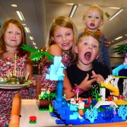 Wellington Flower Show 2021 ; Elodie, Millicent, Barnaby and Louis Avery