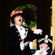 Town Crier competition ; Ilminster ; Jackie Hall [Wareham]