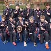 Taunton U13 hockey squad after winning the ISHC finals in Birmingham. Pictures: Taunton School