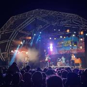 Scouting For Girls perform on the Main Stage at Watchet Festival on Friday night. Picture: Tom Leaman