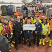 Haven's Burnham holiday park raised £8,068.95 for the RNLI, the first £5,000 of which went to the local lifeboat station.