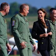 LIVE: Princess of Wales arrives at Royal Navy air station in Somerset