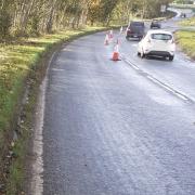 Work to drop the speed limit at Beambridge. Picture: Travel Somerset