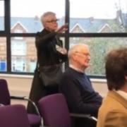 Several protesters disrupted the beginning of the Somerset Council meeting in Taunton.