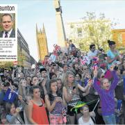 Thousands of people attended the event back in 2012 in Taunton town centre