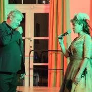 Singing together: Olha Hornykh and Tim Pitman