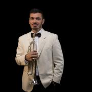 Luís Martelo, a successful trumpeter who lives in Taunton.