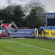 The grant will help the club to cover the cost of drainage works