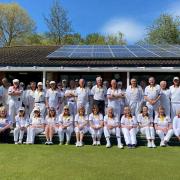 The group from Taunton Bowls Club