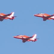 The Red Arrows will be seen in Taunton in July
