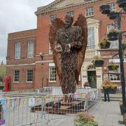 The Knife Angel has been in Taunton for a month
