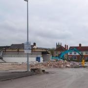 Demolition works to the former store have progressed rapidly.