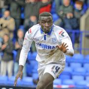 Zoumana Bakayogo in action for Tranmere Rovers, before moving to Leicester.