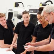OPPORTUNITIES: Engineering apprentices at work