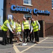CLEAN UP: The County Gazette has teamed up with Taunton Deane Borough Council to clean up the town
