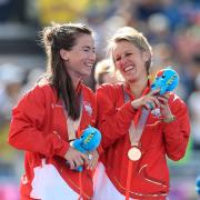KEEPER: Can Maddie Hinch (left) progress from Commonwealth Games bronze to World Cup gold? Pic: PA