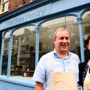 Kate and Gary Todd at The Blue Pantry opening in 2018.