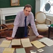 INTRIGUING ARCHIVE: Lawrences Auctioneer Simon Jones with the Bernard Leach letters