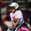 CHALLENGES AHEAD: Jade Jones prepares for the start of the women's 800m T54 heat