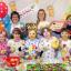 FROM left, back, are: Cheryl Howells, Sarah Liddle and Sue Gilpin; front, Megan-Anne Hayes, Amy Wilde-Davies, Erica James-Allen, Lia Welsh and Charlie Liddle at St Peter's First School in Williton. PHOTO: Steve Guscott