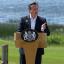 Prime Minister David Cameron holds a press conference at the end of this year's G8 summit on Lough Erne near Enniskillen in Northern Ireland