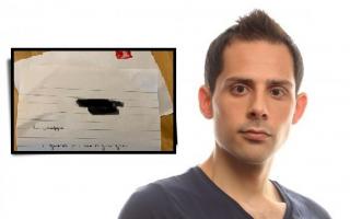 SHOCK LETTER: Cllr Giuseppe Fraschini received the racially-charged letter in the post