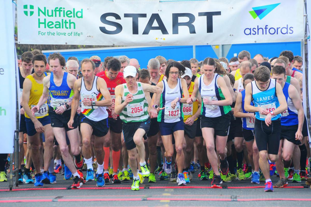 Taunton full and half marathons 2016