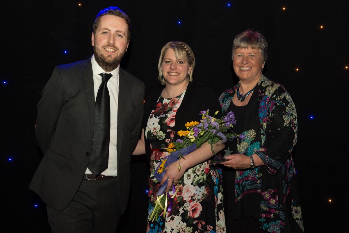 Outstanding Contribution Award - sponsored by Care Focus. Winner: Anna-Marie Ulrico - Bluebird Care Taunton & Sedgemoor