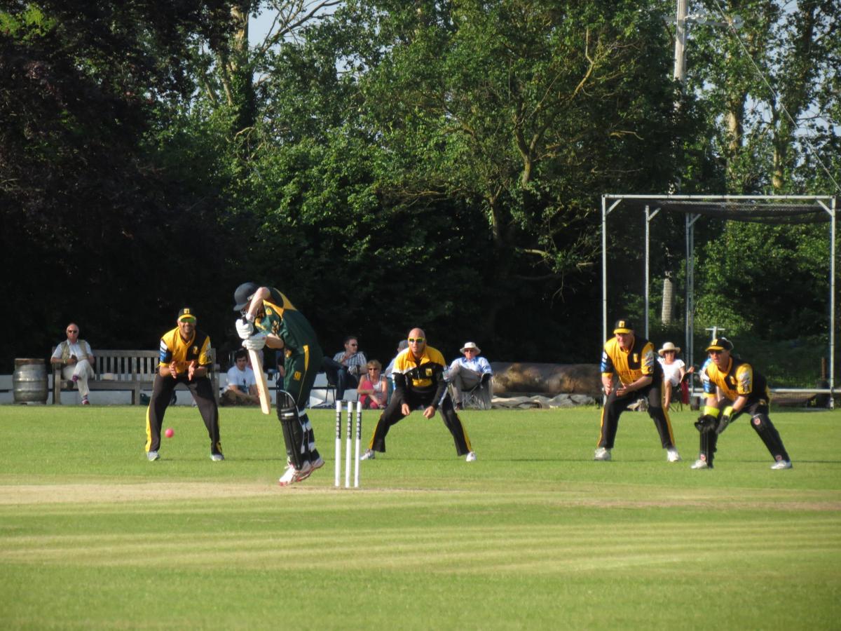 Charity cricket game by all star team the Lashings and local team Staplegrove 