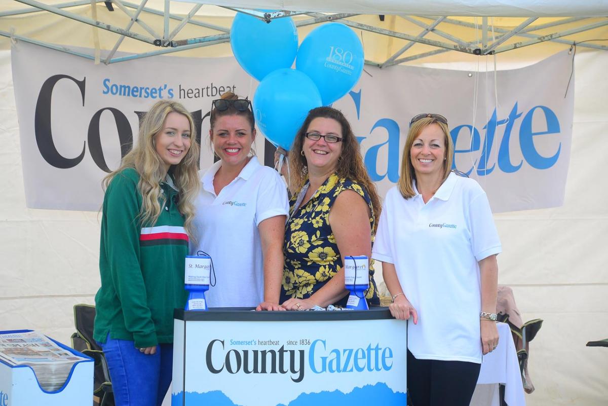 The County Gazette team on the day