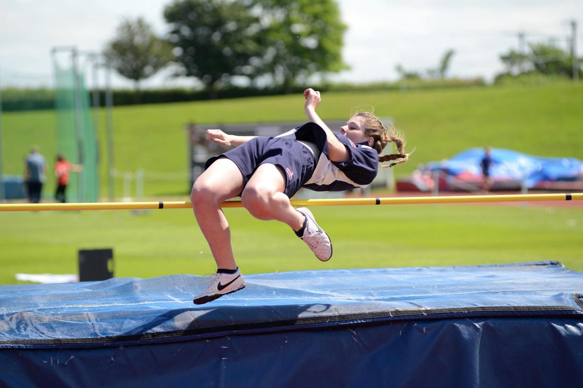 High Jumper from Bridgwater College Academy