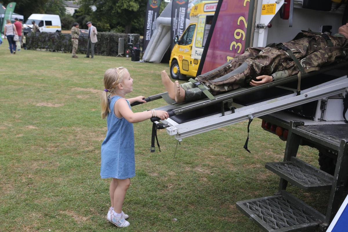 Sienna Venn at the Meet the Army Day in Vivary Park 2016