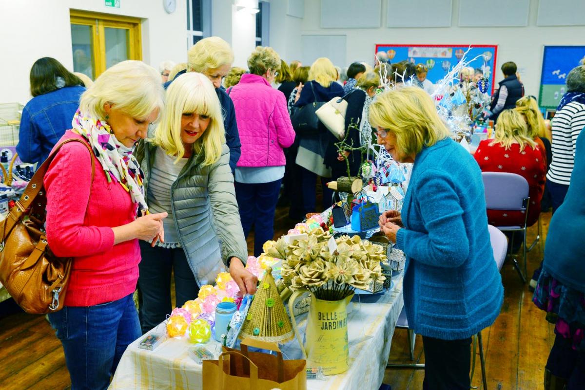 Visitors of the WI Autumn Market